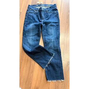 J Crew 9” Demi Boot Crop in Dark Worn wash size 29
